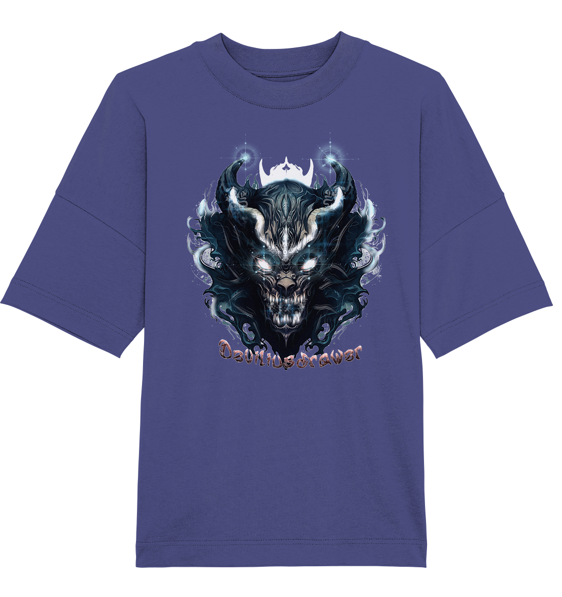 Deviliusdrawer Demonic Star - Organic Oversize Shirt