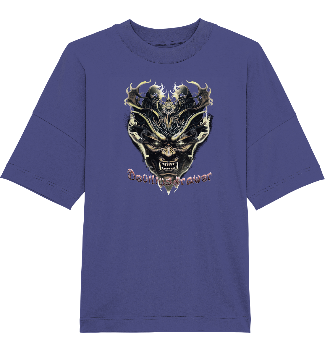 Deviliusdrawer Golden Demon Vampire - Organic Oversize Shirt