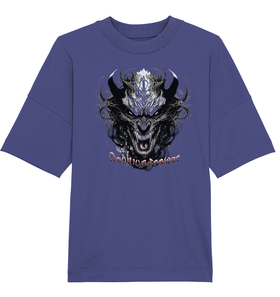 Deviliusdrawer Devil Vampire - Organic Oversize Shirt