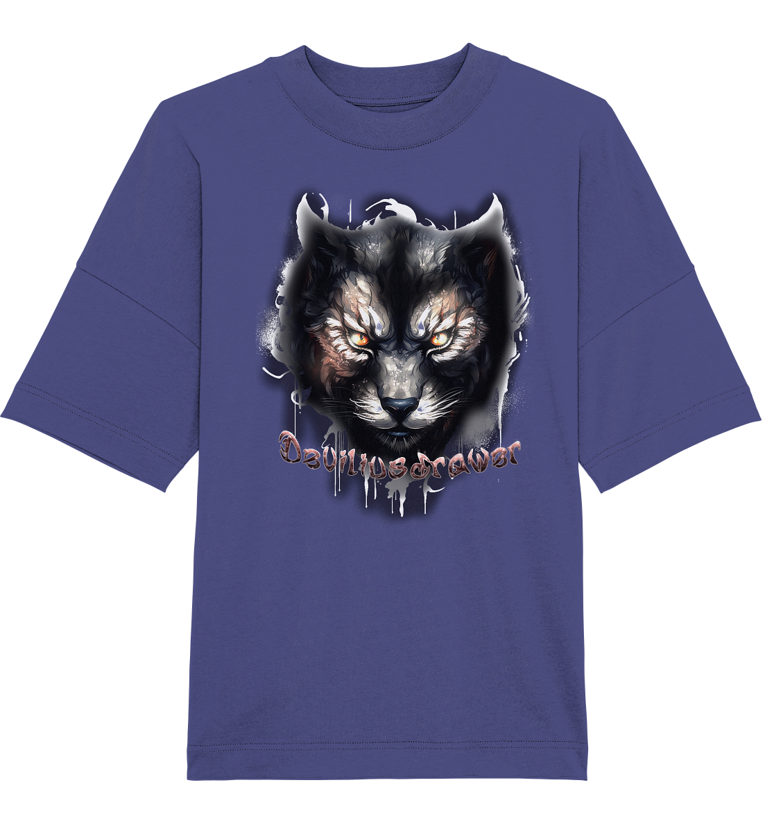 Deviliusdrawer Vampire Cat - Organic Oversize Shirt
