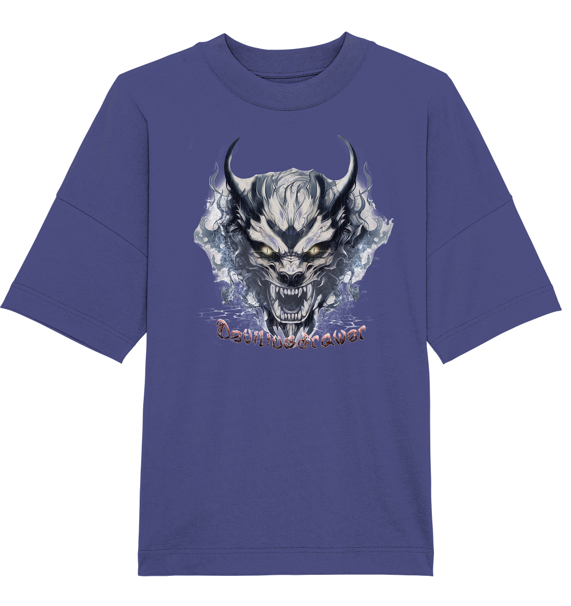 Deviliusdrawer Water Demon - Organic Oversize Shirt