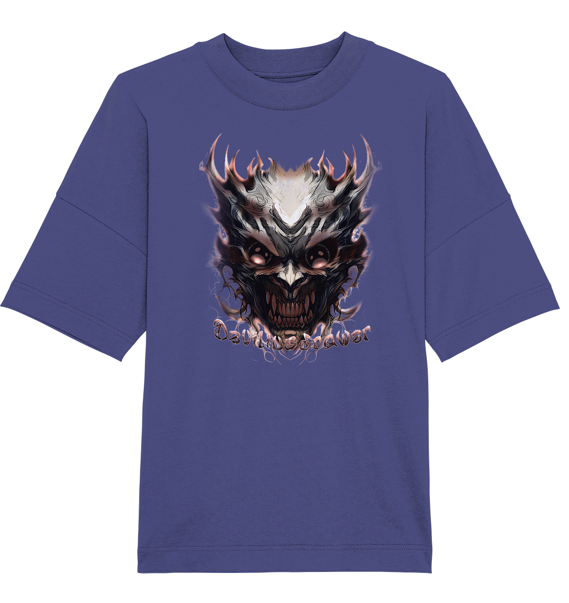 Deviliusdrawer Blood Demon - Organic Oversize Shirt