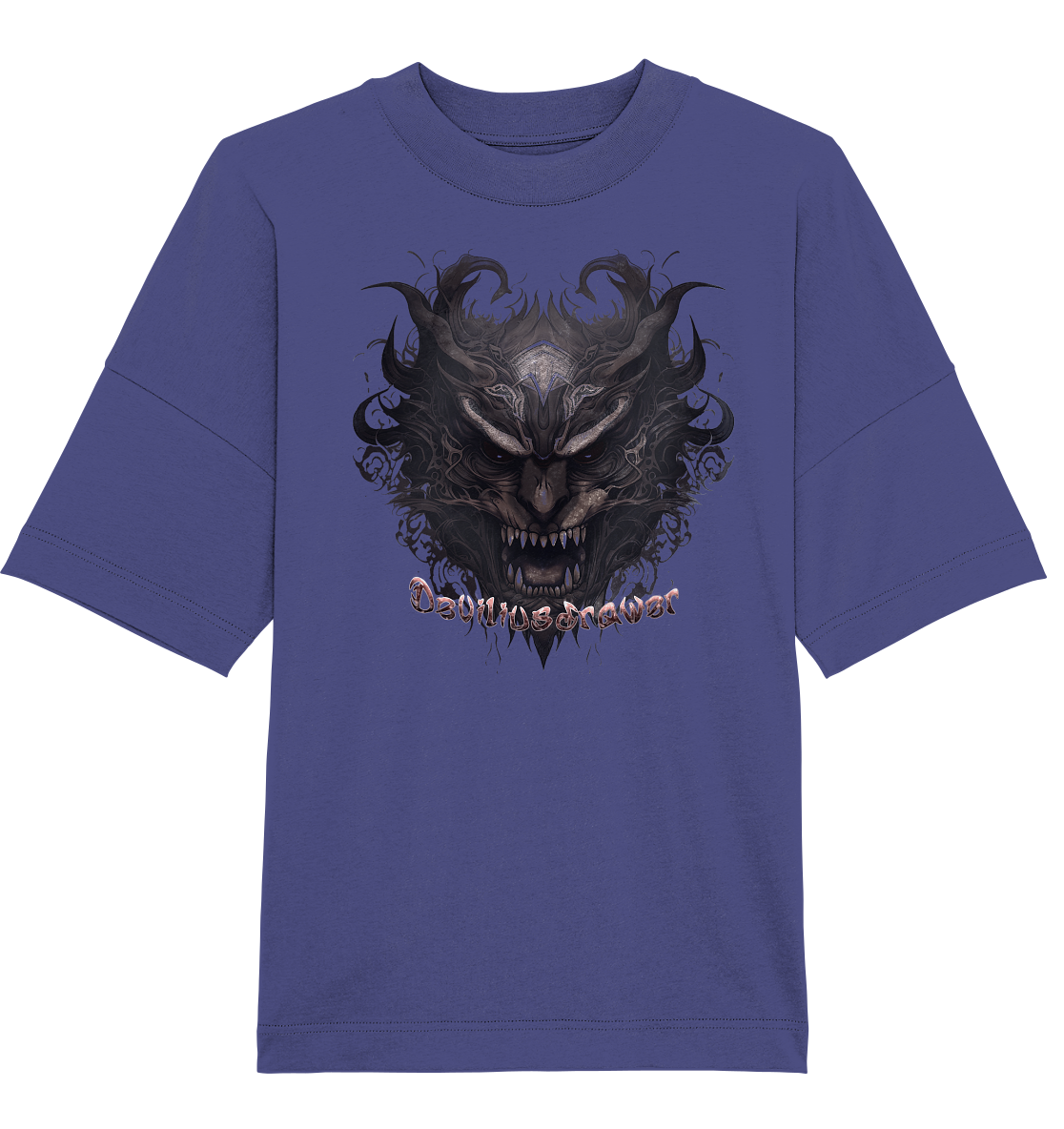 Deviliusdrawer Devils Demon - Organic Oversize Shirt