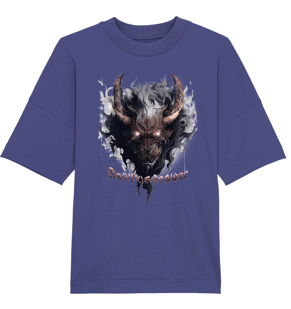 Deviliusdrawer Magic Redeyed Demon - Organic Oversize Shirt