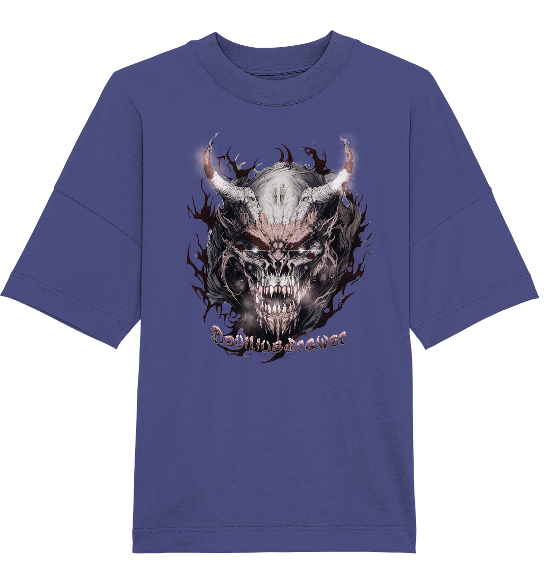 Deviliusdrawer Beast Demon - Organic Oversize Shirt