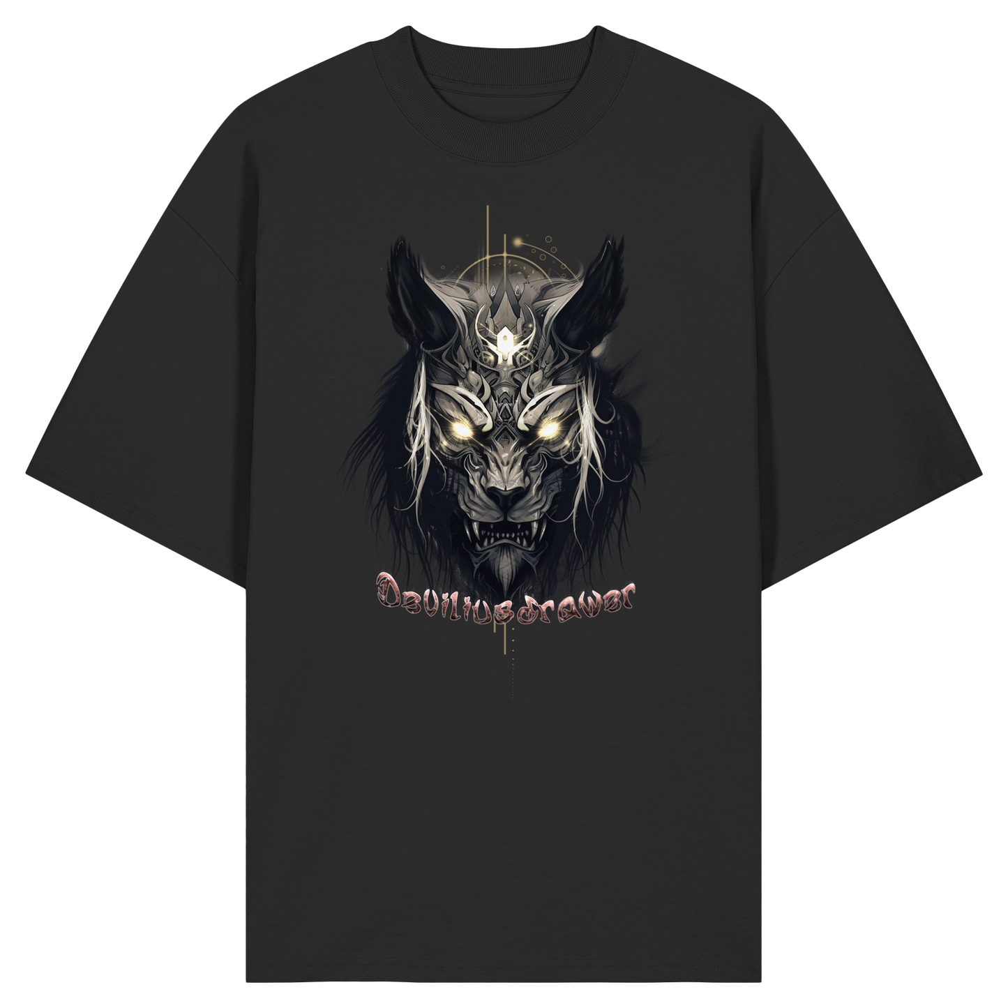 Deviliusdrawer Wolftiger - Organic Oversize Shirt