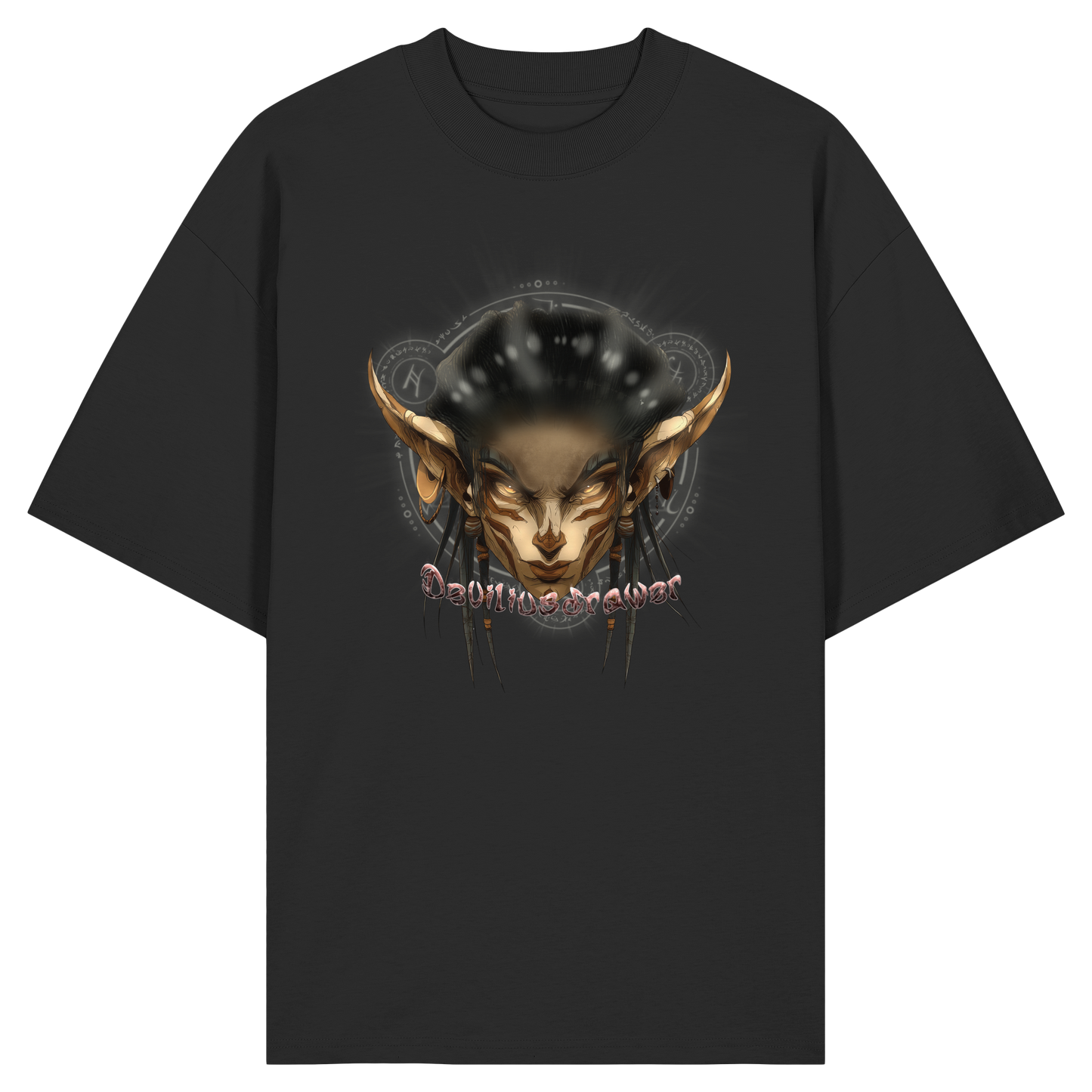 Deviliusdrawer Gold Magician Elf - Organic Oversize Shirt