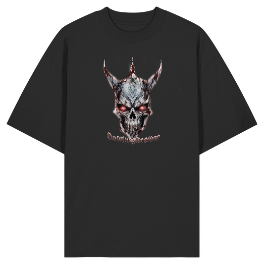 Deviliusdrawer Bloody Skeleton - Organic Oversize Shirt