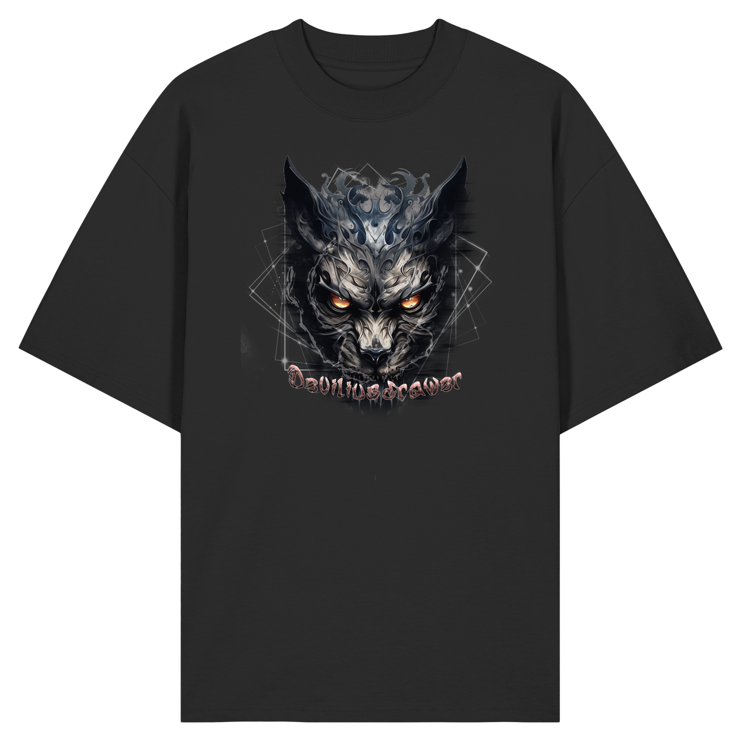 Deviliusdrawer Dark Wearwolf - Organic Oversize Shirt
