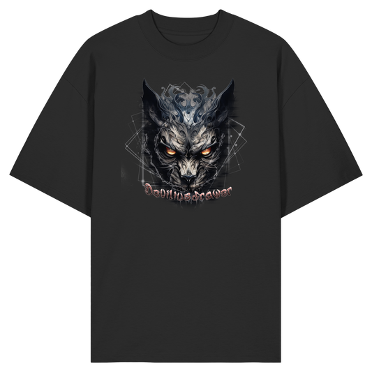 Deviliusdrawer Dark Wearwolf - Organic Oversize Shirt