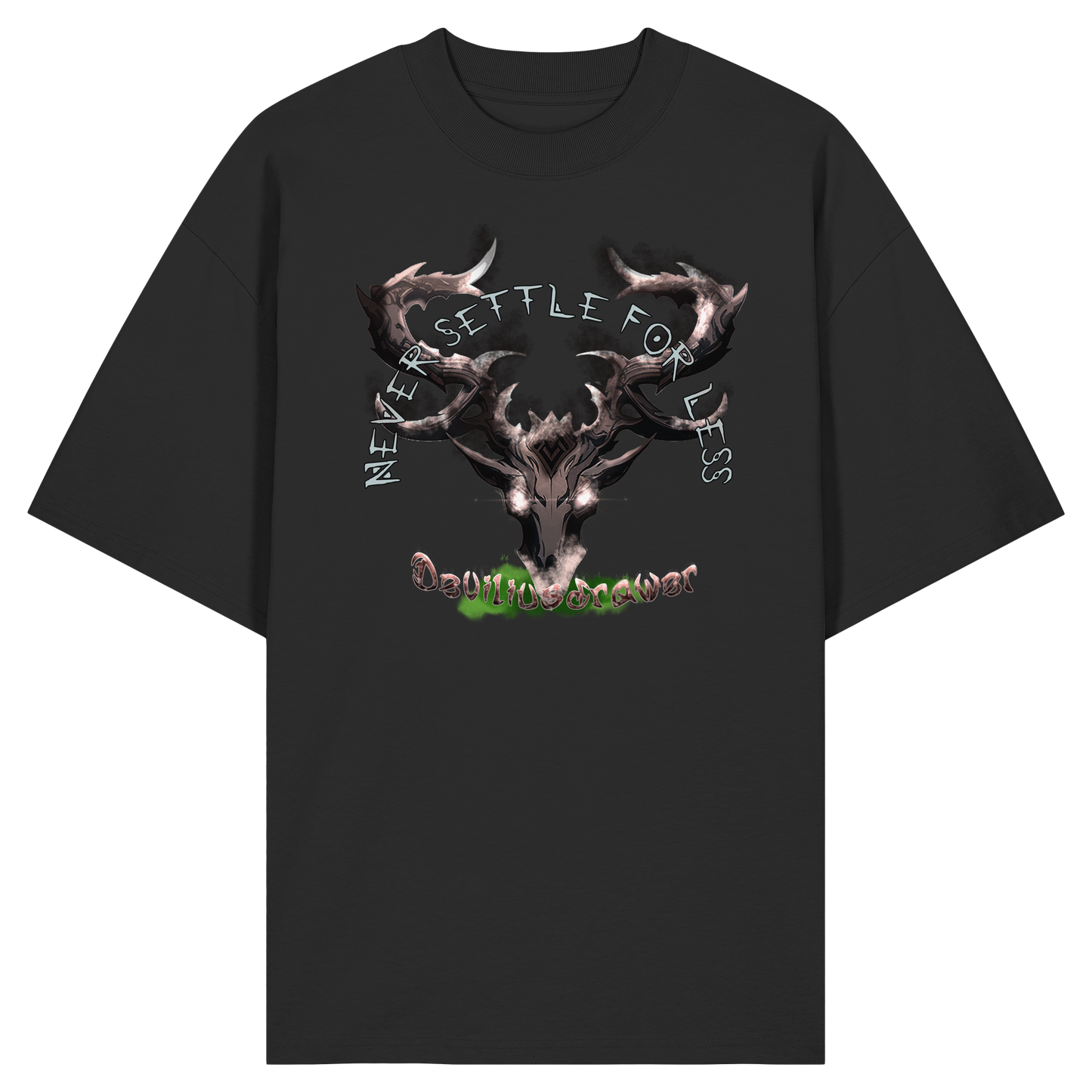 Deviliusdrawer Cruel Deer - Organic Oversize Shirt