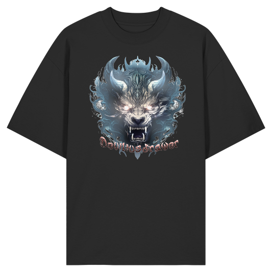 Deviliusdrawer Water Horn Tiger - Organic Oversize Shirt
