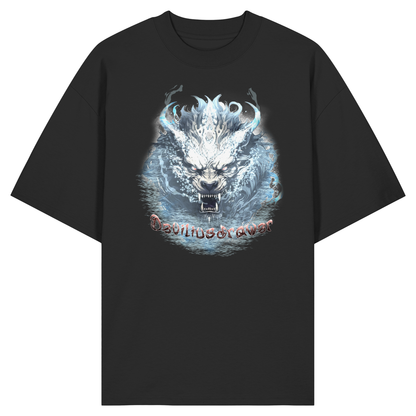 Deviliusdrawer Water Tiger - Organic Oversize Shirt