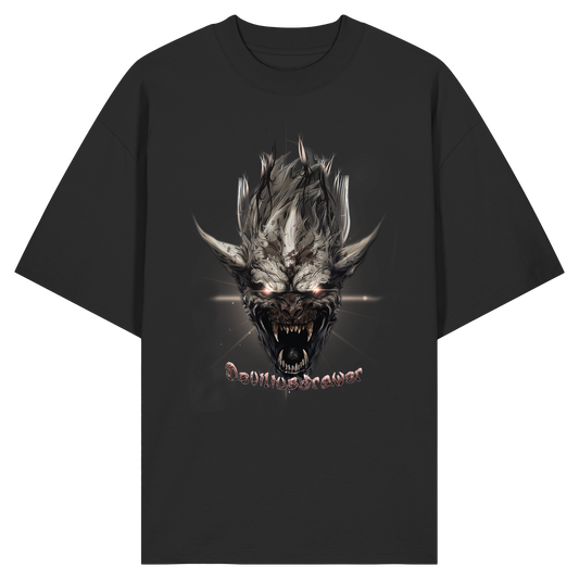Deviliusdrawer Beast Wearwolf - Organic Oversize Shirt