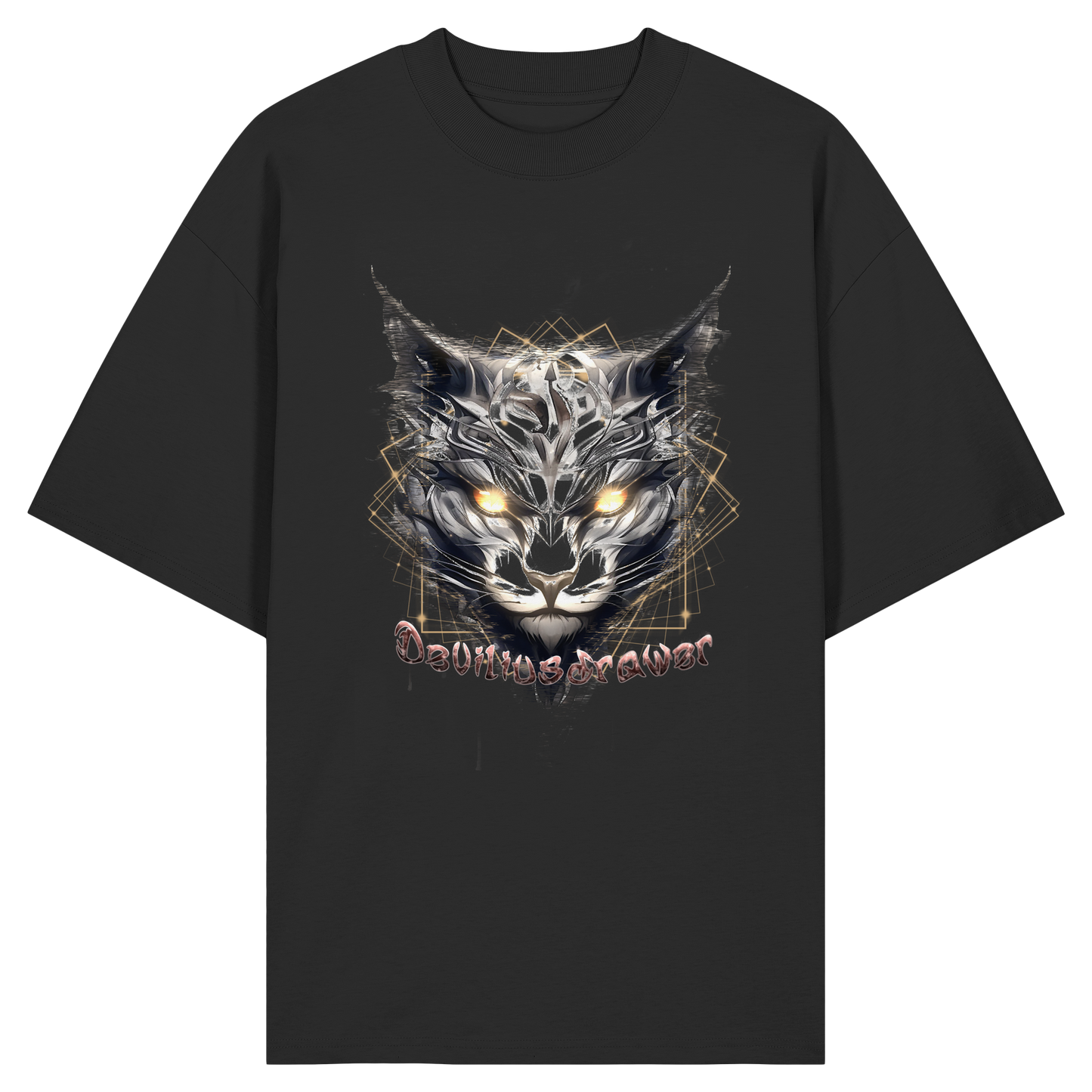 Deviliusdrawer Magician Cat - Organic Oversize Shirt