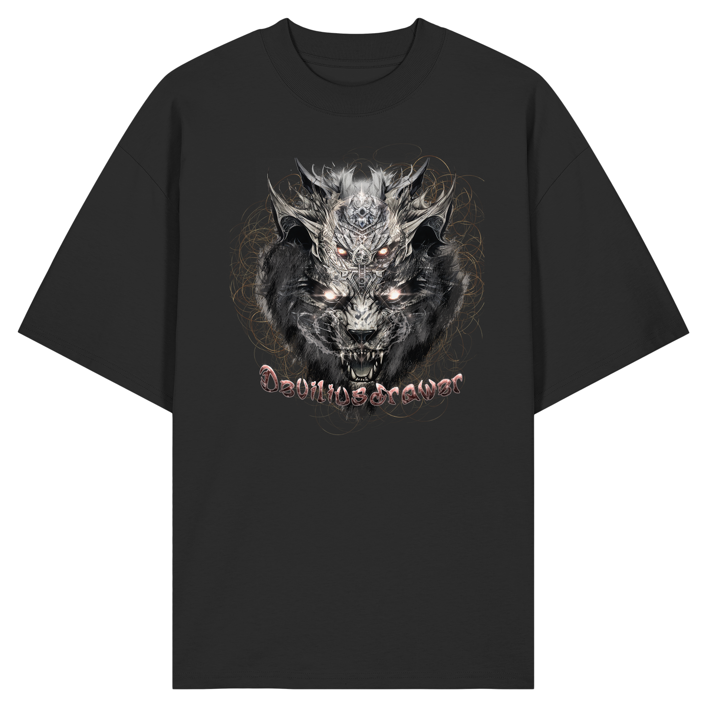 Deviliusdrawer Magical Beast Cat - Organic Oversize Shirt