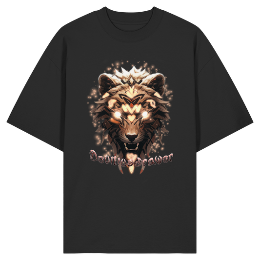 Deviliusdrawer Gold Weartiger - Organic Oversize Shirt