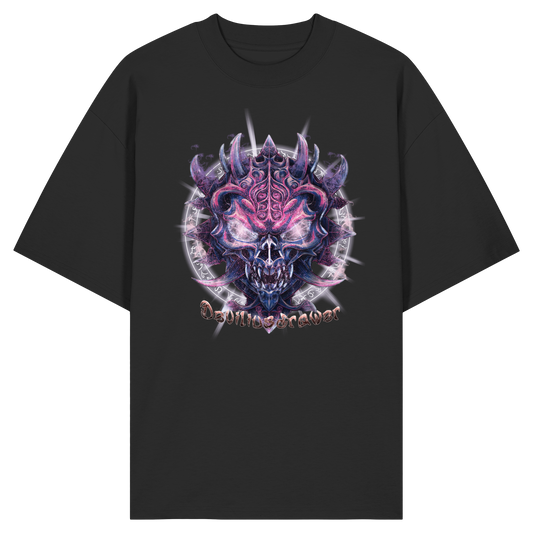Deviliusdrawer Fire Demon - Organic Oversize Shirt