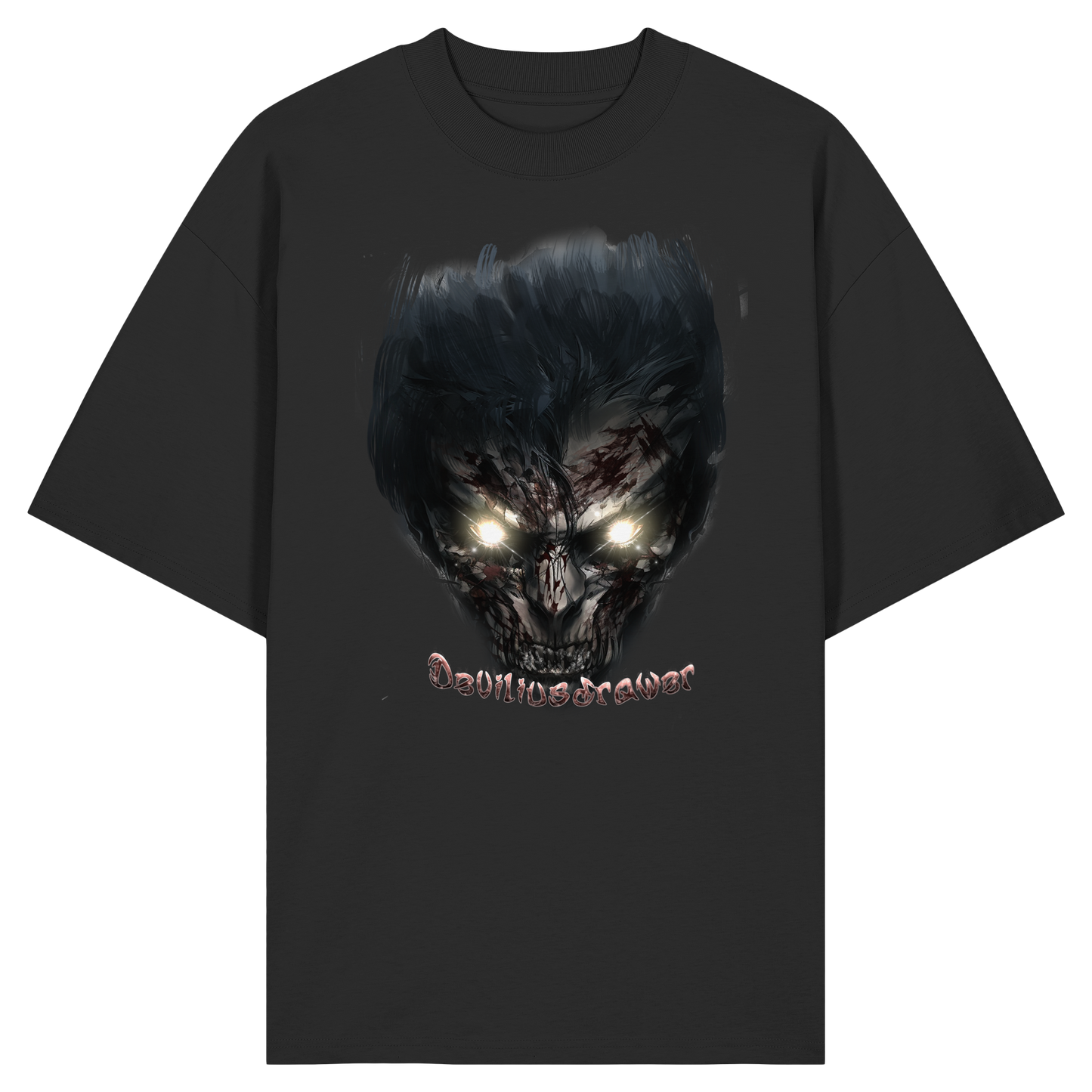 Deviliusdrawer Dark Zombie - Organic Oversize Shirt