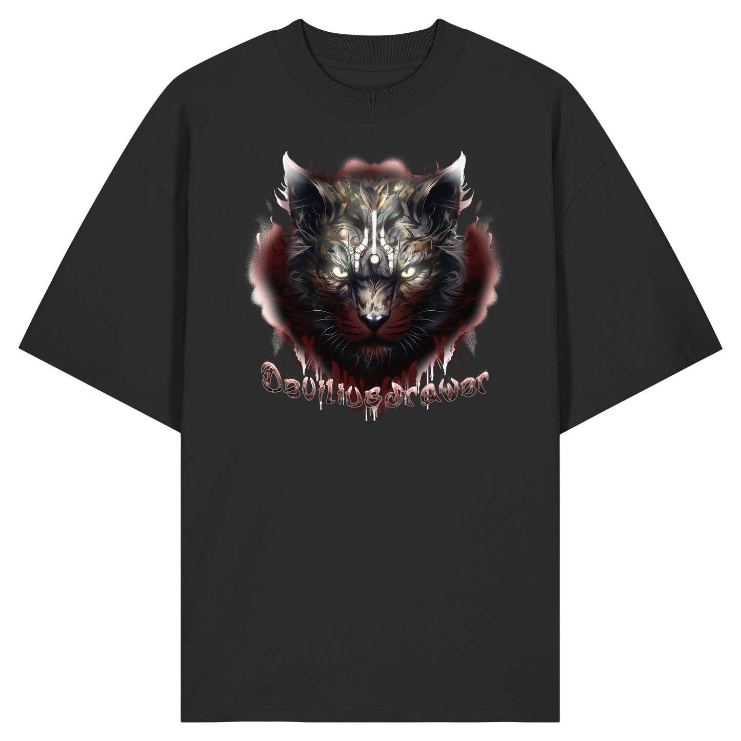 Deviliusdrawer Angry Badass - Organic Oversize Shirt