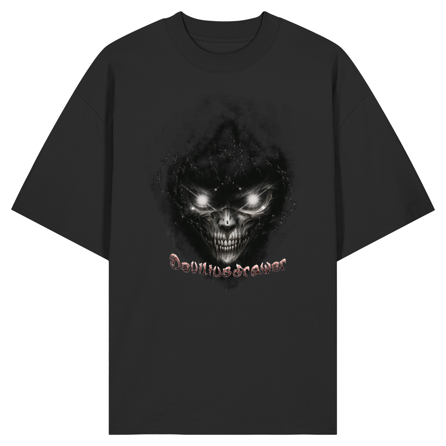 Deviliusdrawer Dark Death - Organic Oversize Shirt