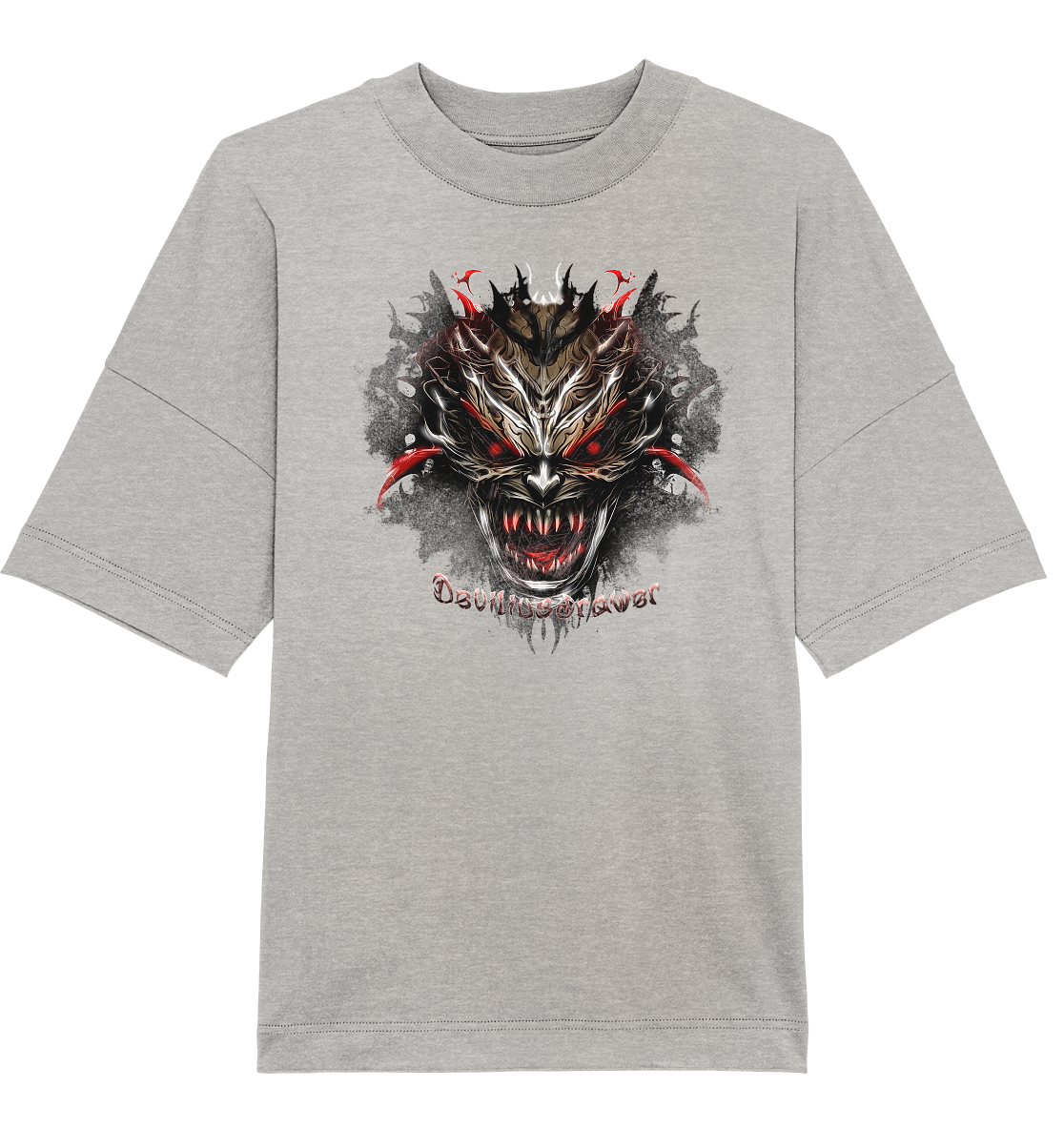 Deviliusdrawer Dark Redeyed Devil - Organic Oversize Shirt