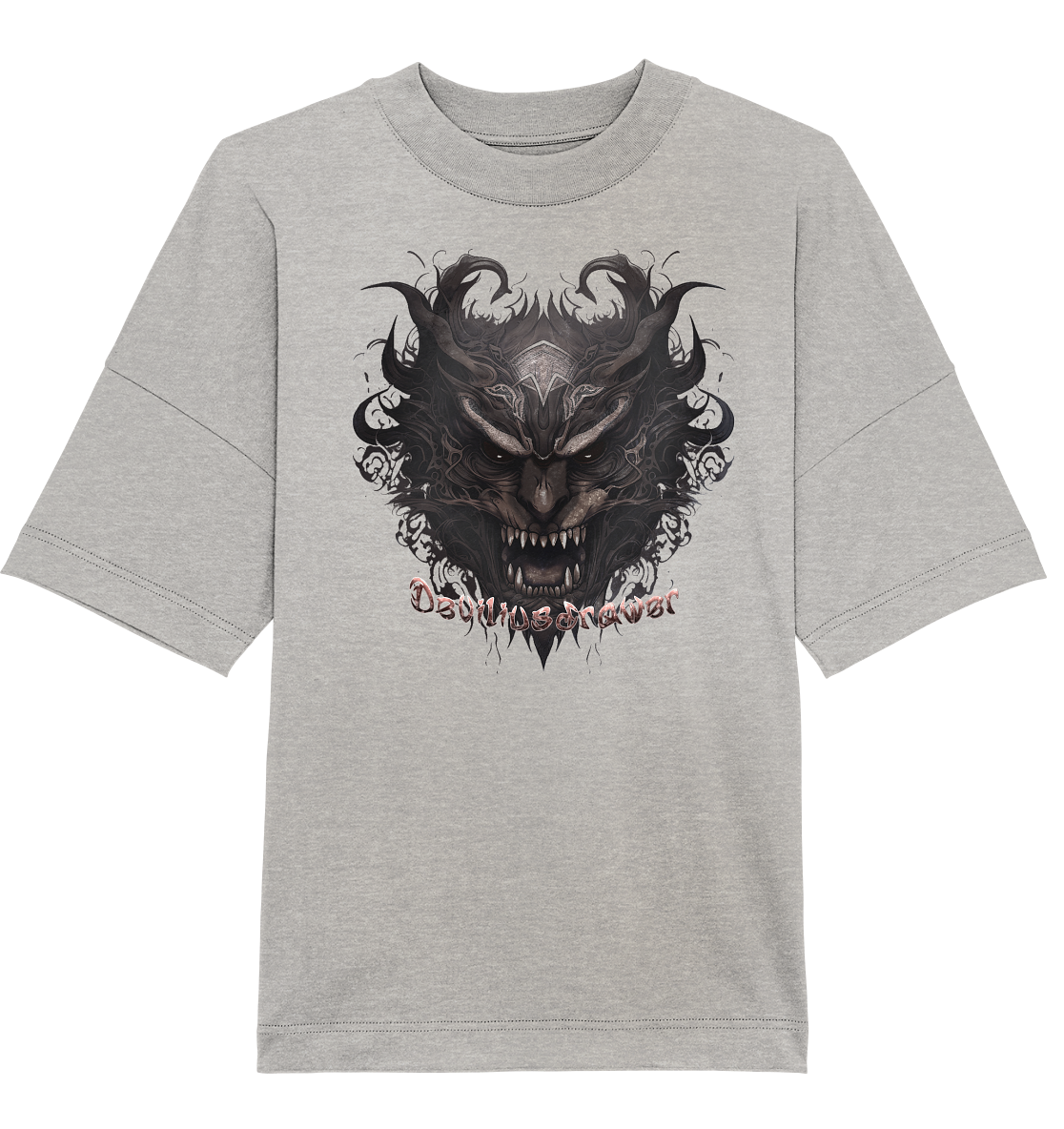 Deviliusdrawer Devils Demon - Organic Oversize Shirt