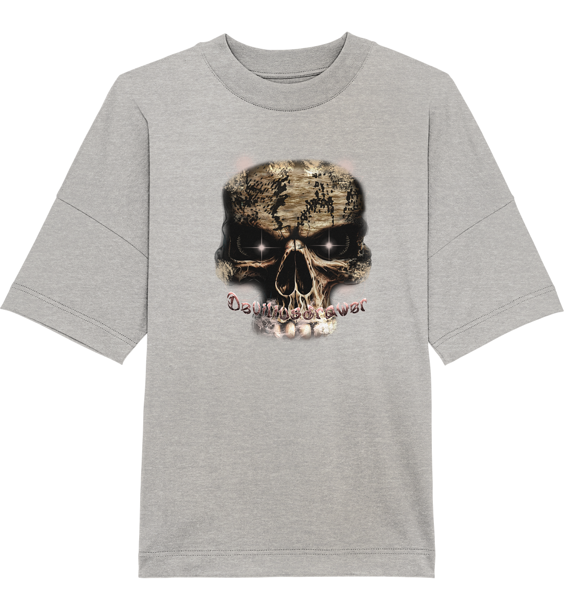 Deviliusdrawer Skeleton Eye - Organic Oversize Shirt