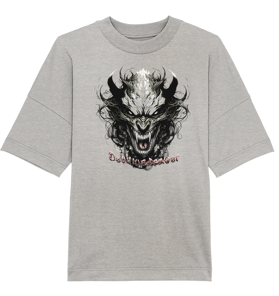 Deviliusdrawer Devil Vampire - Organic Oversize Shirt