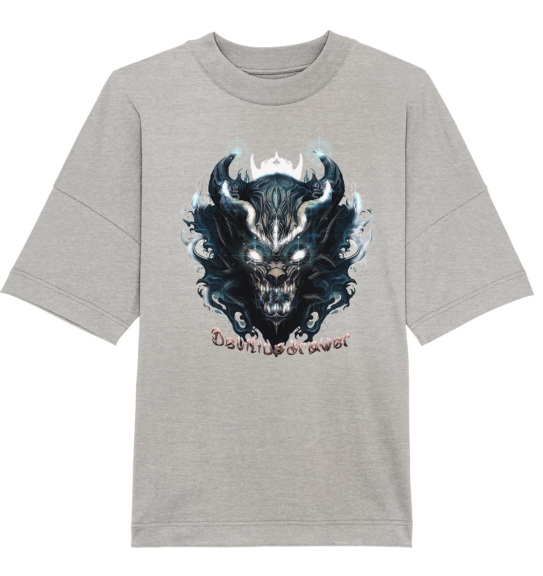 Deviliusdrawer Demonic Star - Organic Oversize Shirt