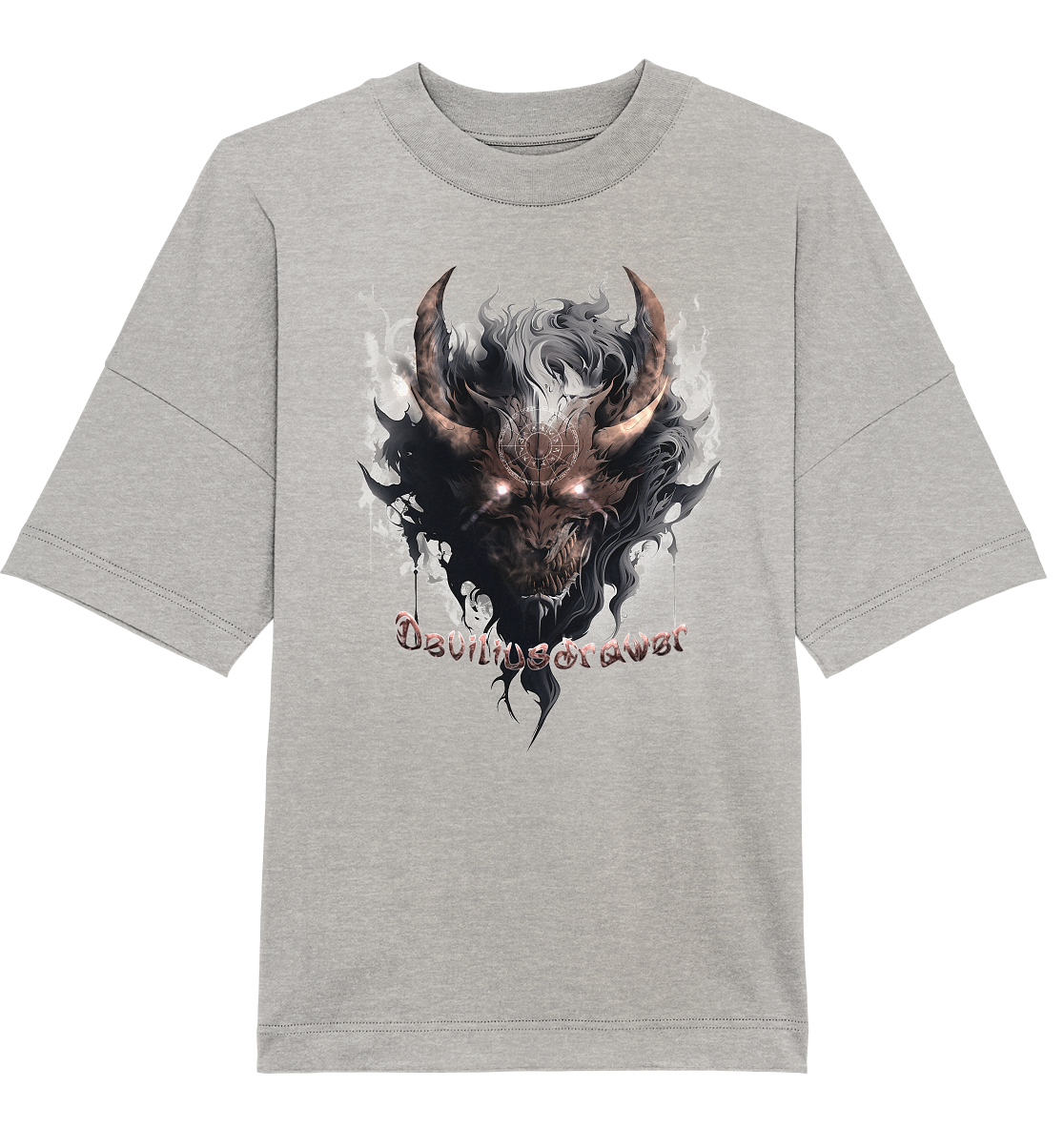 Deviliusdrawer Magic Redeyed Demon - Organic Oversize Shirt