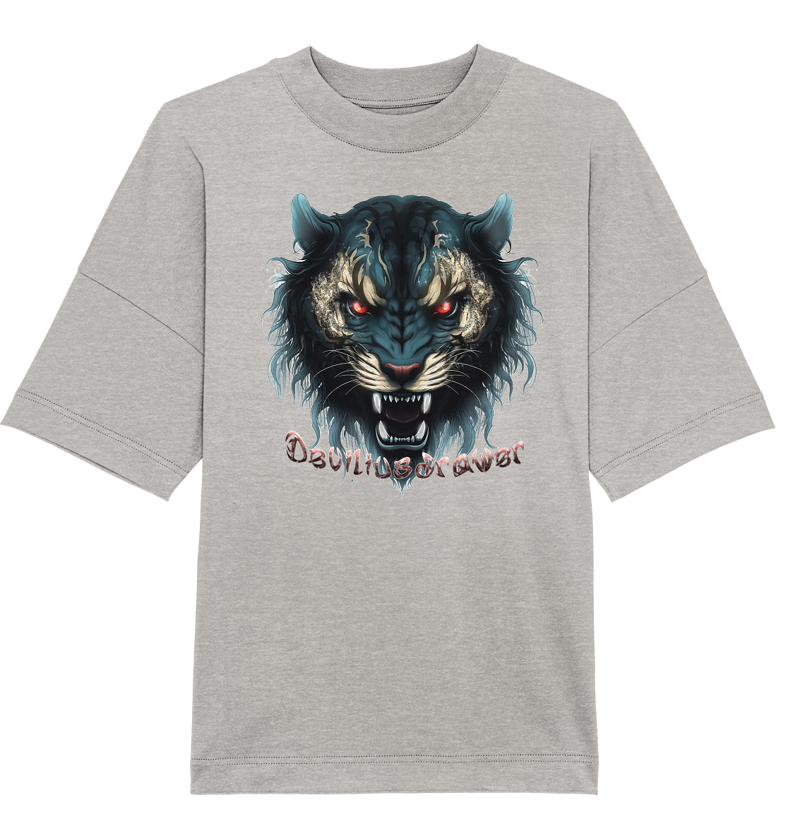 Deviliusdrawer Tigercat - Organic Oversize Shirt