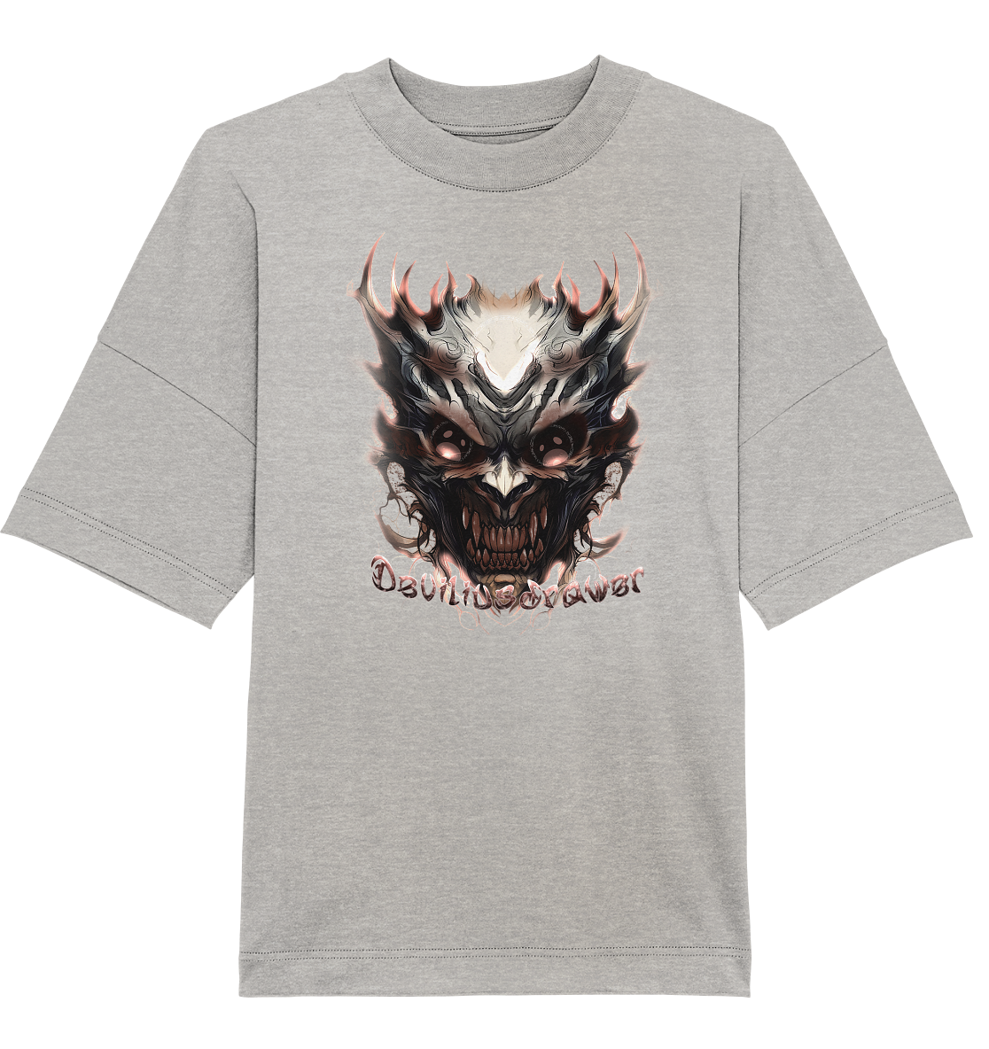 Deviliusdrawer Blood Demon - Organic Oversize Shirt