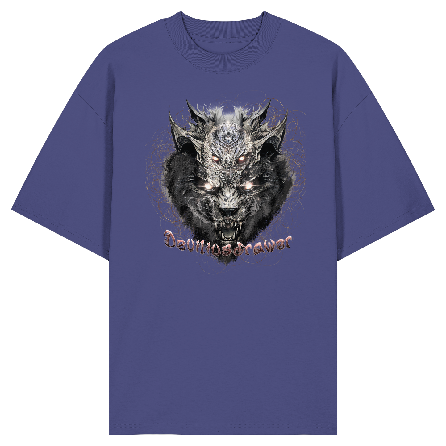 Deviliusdrawer Magical Beast Cat - Organic Oversize Shirt