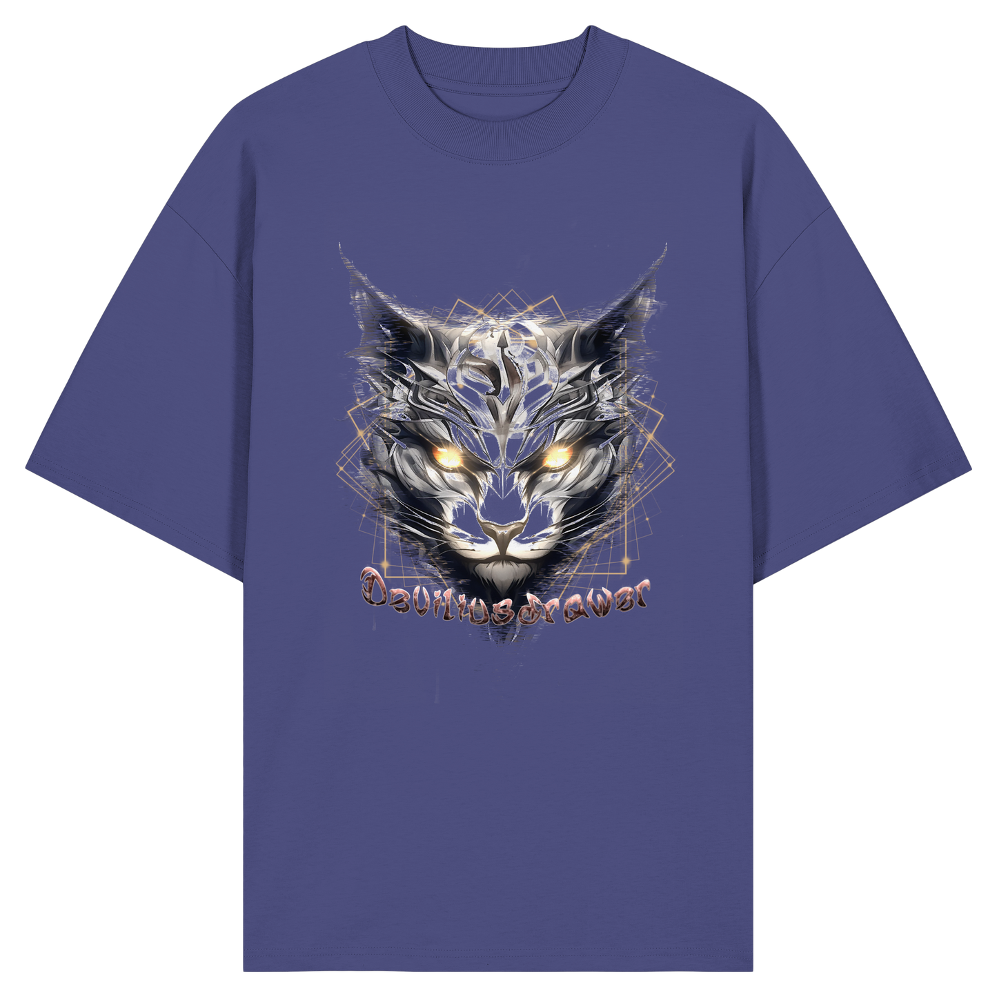 Deviliusdrawer Magician Cat - Organic Oversize Shirt
