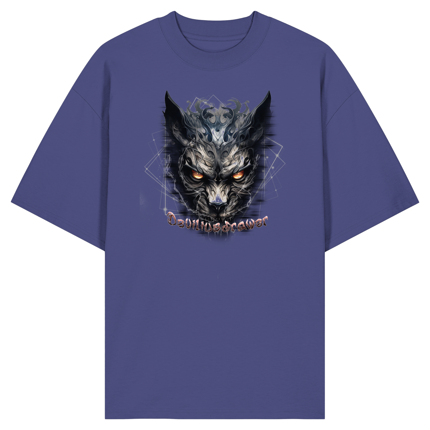 Deviliusdrawer Dark Wearwolf - Organic Oversize Shirt