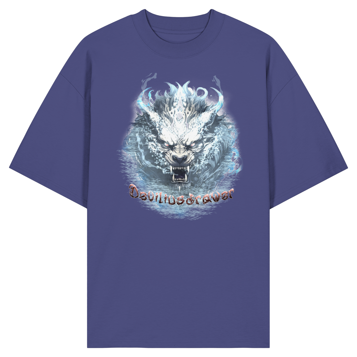 Deviliusdrawer Water Tiger - Organic Oversize Shirt