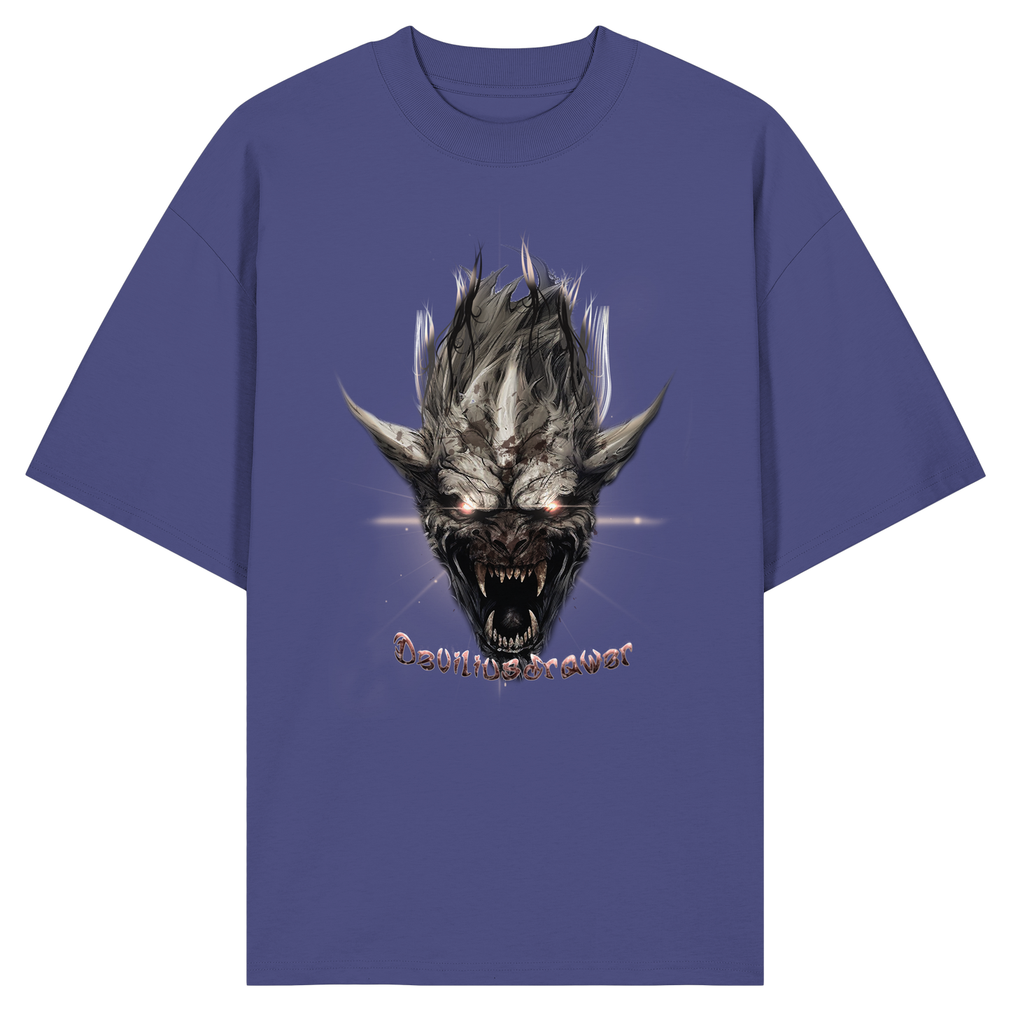 Deviliusdrawer Beast Wearwolf - Organic Oversize Shirt