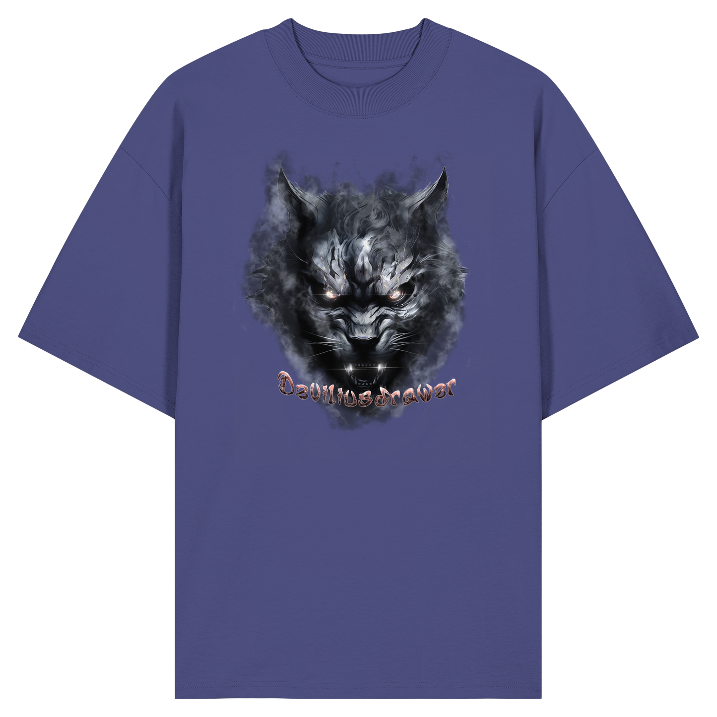 Deviliusdrawer Dark Beast Tiger  - Organic Oversize Shirt