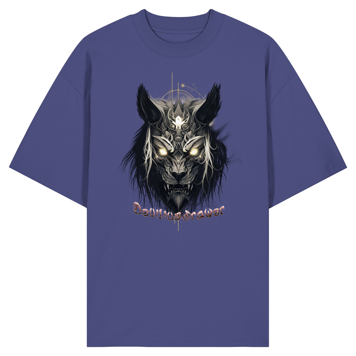 Deviliusdrawer Wolftiger - Organic Oversize Shirt