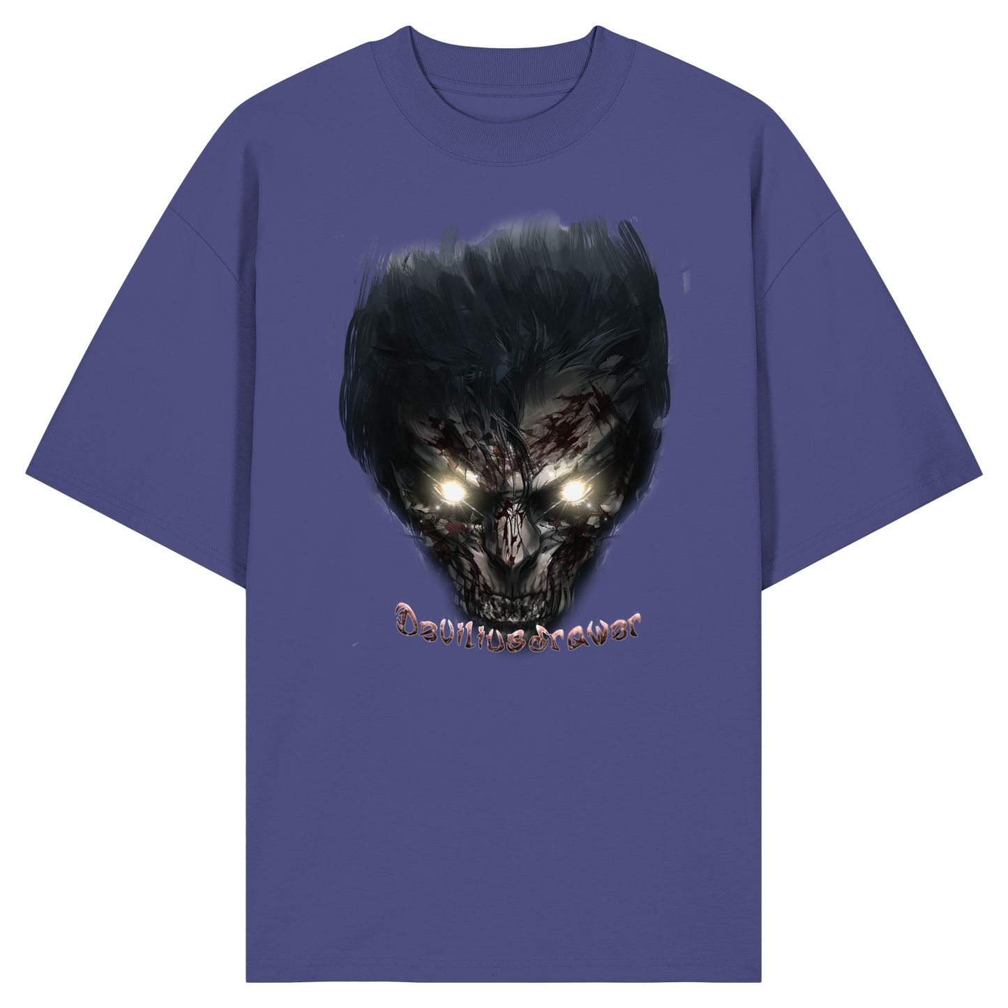 Deviliusdrawer Dark Zombie - Organic Oversize Shirt