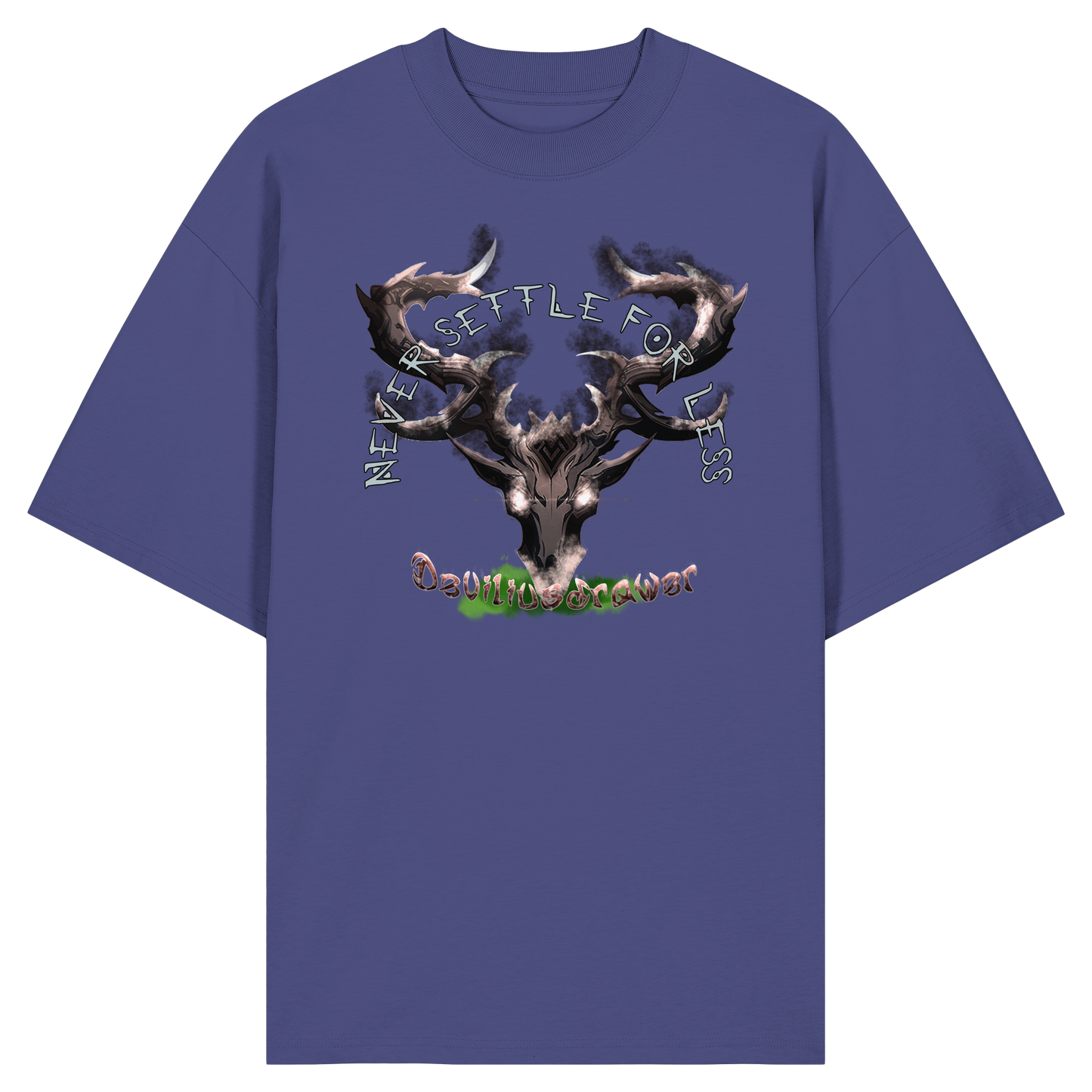 Deviliusdrawer Cruel Deer - Organic Oversize Shirt