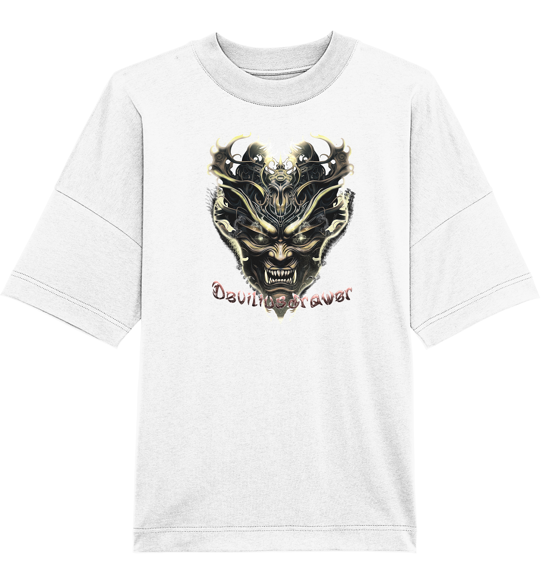 Deviliusdrawer Golden Demon Vampire - Organic Oversize Shirt