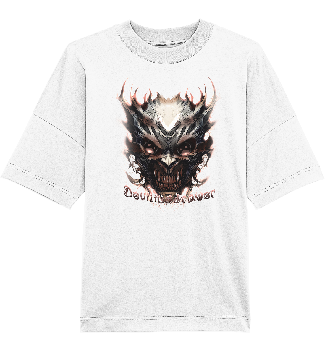 Deviliusdrawer Blood Demon - Organic Oversize Shirt
