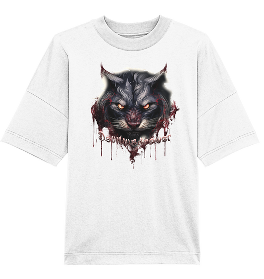 Deviliusdrawer Badass Cat - Organic Oversize Shirt