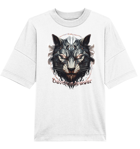 Deviliusdrawer Wolfcat - Organic Oversize Shirt