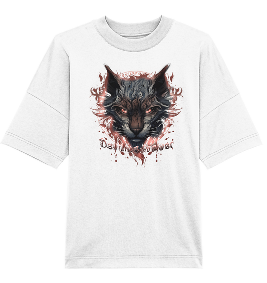 Deviliusdrawer Devil Cat - Organic Oversize Shirt