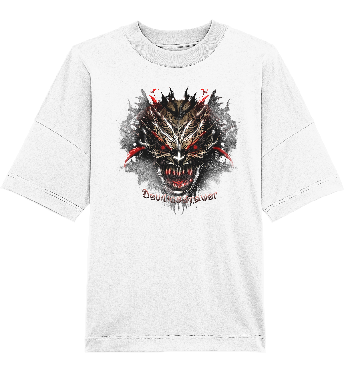 Deviliusdrawer Dark Redeyed Devil - Organic Oversize Shirt