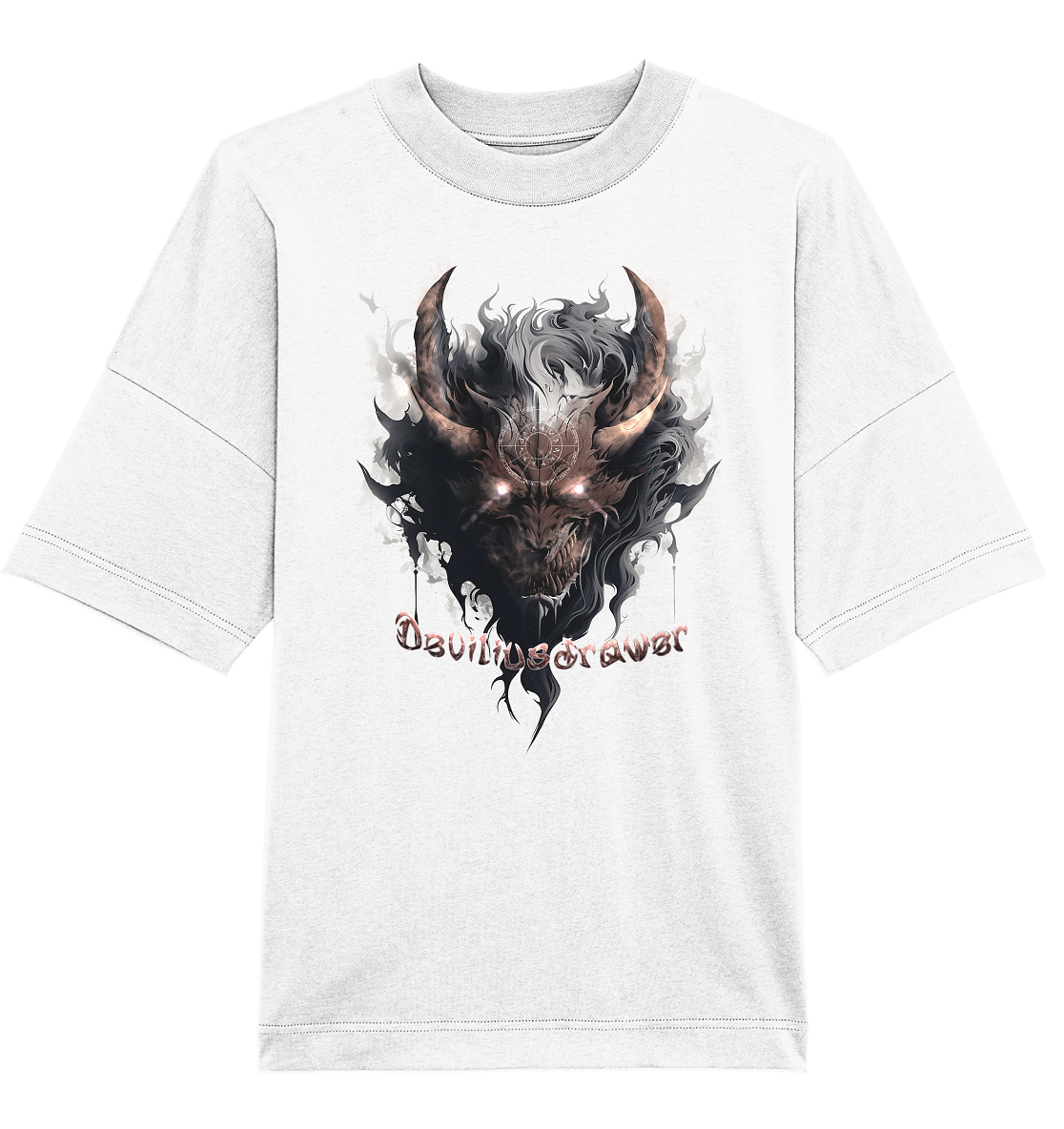 Deviliusdrawer Magic Redeyed Demon - Organic Oversize Shirt