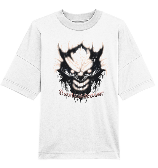 Deviliusdrawer Crazy Glow Devil - Organic Oversize Shirt